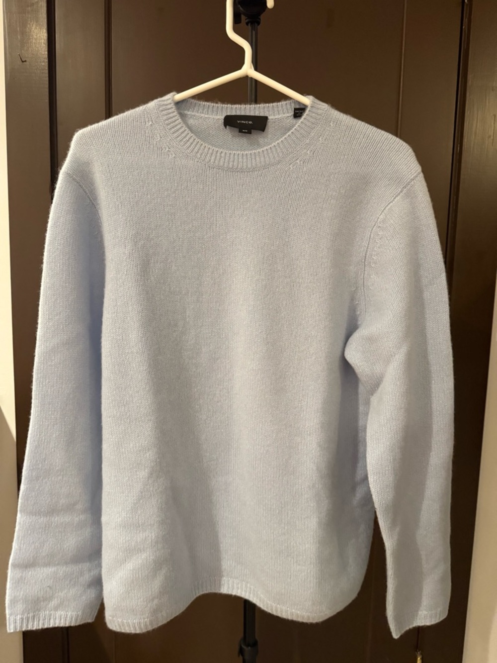 Vince Cashmere Pale Blue Crewneck Sweater